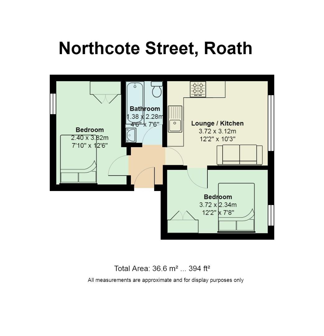 Floorplan for Northcote Street, Cathays
